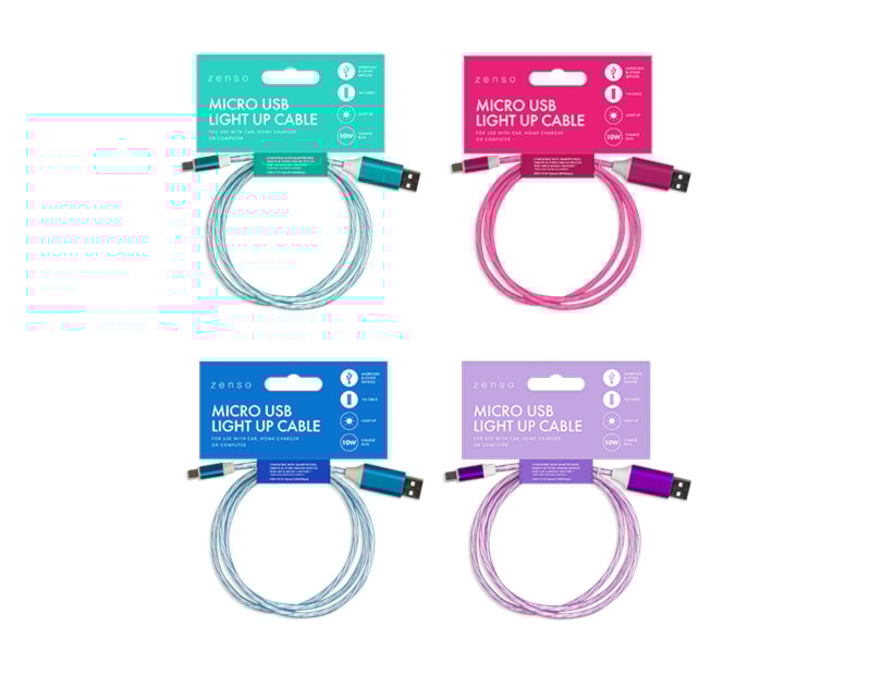 Wholesale Micro Light up charging cable | Gem imports Wholesale Micro Light up charging cable | Gem imports