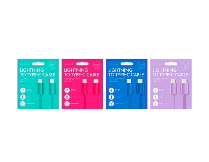 Wholesale Coloured Type C lightening cable 1M | Gem imports Wholesale Coloured Type C lightening cable 1M | Gem imports