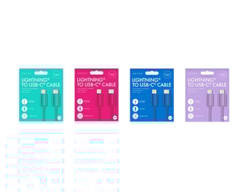 Wholesale Coloured Type C lightening cable 1M | Gem imports Wholesale Coloured Type C lightening cable 1M | Gem imports