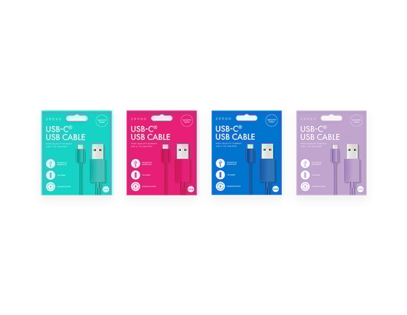 Wholesale Type C USB Cable 1M Coloured Wholesale Type C USB Cable 1M Coloured