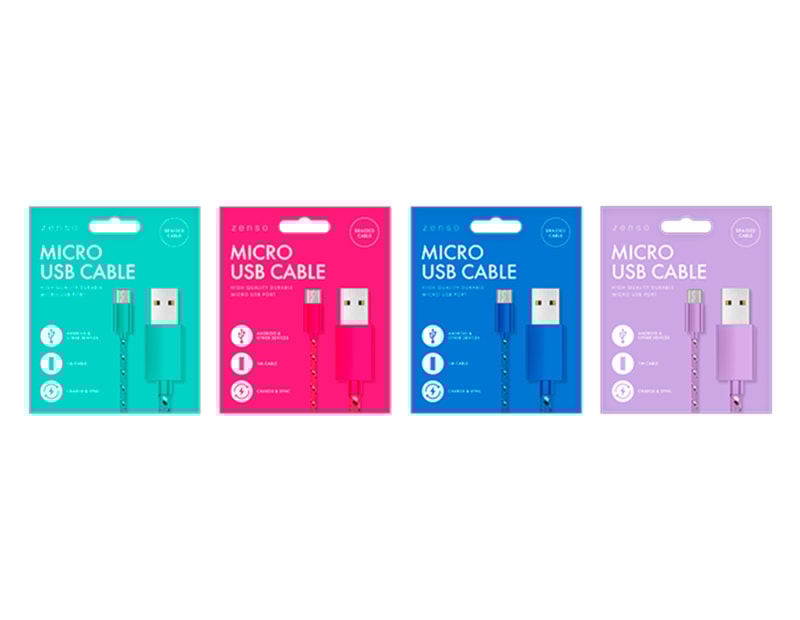 Wholesale Micro Braided USB cable 1M Wholesale Micro Braided USB cable 1M