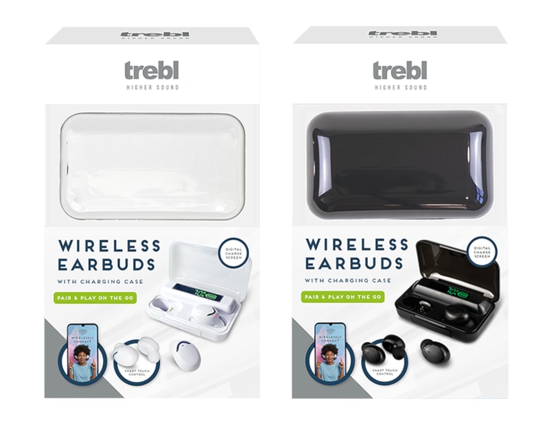 Wholesale Wireless Earbuds with smart touch control & charging case Wholesale Wireless Earbuds with smart touch control & charging case