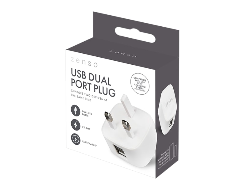 Wholesale Dual USB Port Plug Wholesale Dual USB Port Plug
