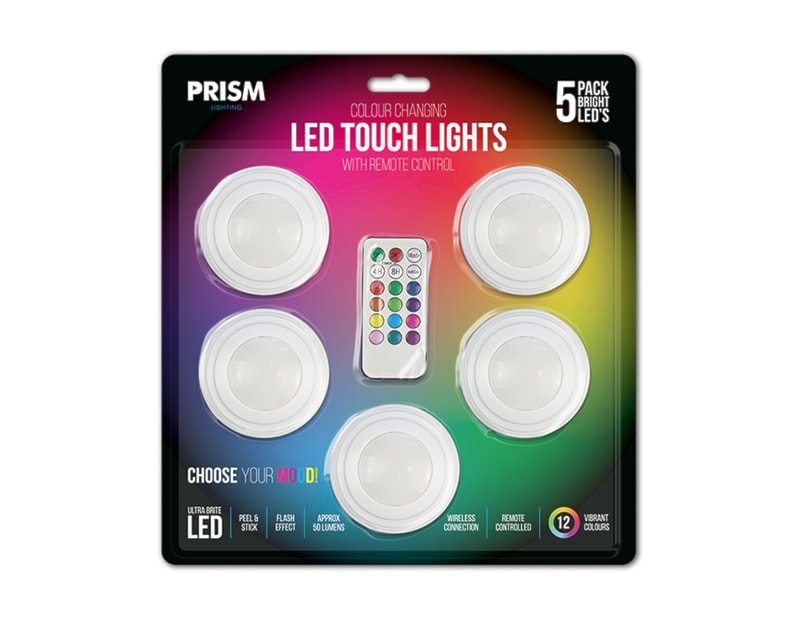 Wholesale LED Touch Lights 5pk Wholesale LED Touch Lights 5pk