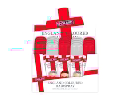 Wholesale England Coloured Hair Spray CDU Wholesale England Coloured Hair Spray CDU