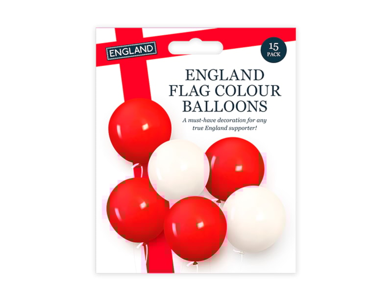 Wholesale England Solid Colour Balloons 15pk Wholesale England Solid Colour Balloons 15pk