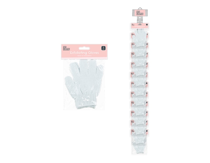 Wholesale Exfoliating Bath & Shower Gloves With Clip Strip Wholesale Exfoliating Bath & Shower Gloves With Clip Strip