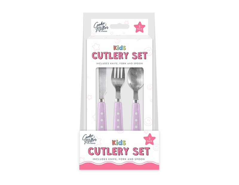 Wholesale Fairy 3 Piece Cutlery Set CDU Wholesale Fairy 3 Piece Cutlery Set CDU