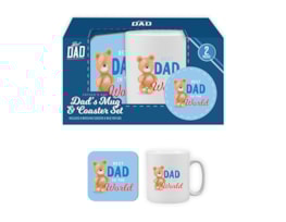 Wholesale Father's Day Mug & Coaster Duo Set Wholesale Father's Day Mug & Coaster Duo Set