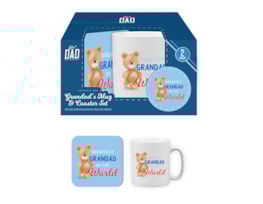 Wholesale Grandad's Mug & Coaster Duo Set Wholesale Grandad's Mug & Coaster Duo Set