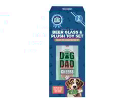 Wholesale Father's Day No.1 Dog Dad Beer Glass & Toy Wholesale Father's Day No.1 Dog Dad Beer Glass & Toy