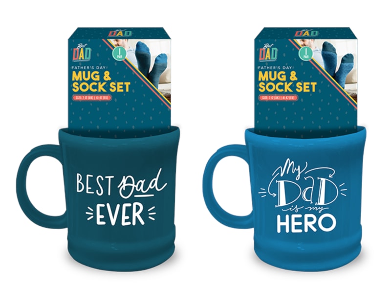 Wholesale Father's Day Mug and Sock Set Wholesale Father's Day Mug and Sock Set