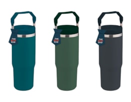 Wholesale Father's Day Double Walled Tumbler With Flip Straw And Handle 890ML Wholesale Father's Day Double Walled Tumbler With Flip Straw And Handle 890ML