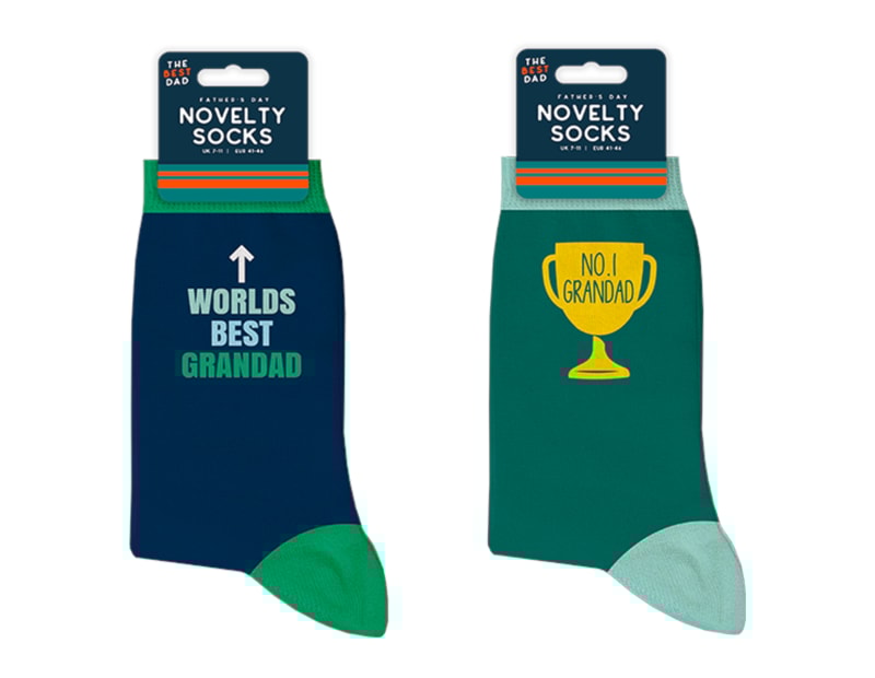 Wholesale Father's Day Grandad Novelty Socks