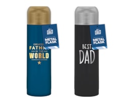 Wholesale Father's Day Foil Metal Flasks Wholesale Father's Day Foil Metal Flasks