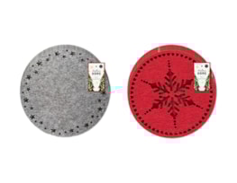 Wholesale Felt Laser Cut Placemats | Bulk Buy Christmas Homeware Wholesale Felt Laser Cut Placemats | Bulk Buy Christmas Homeware