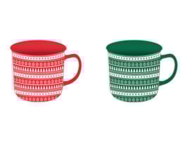 Wholesale Festive Patterned Mug Wholesale Festive Patterned Mug
