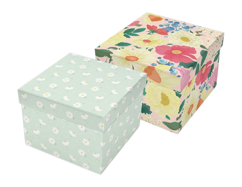 Wholesale Floral Pink Gift Box 16CM X 11CM Wholesale Floral Pink Gift Box 16CM X 11CM