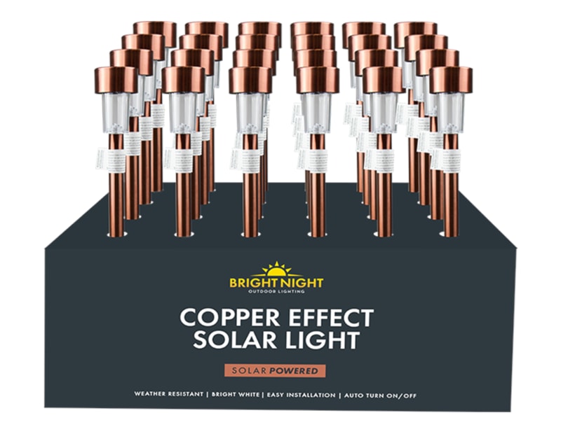 Copper Effect Solar Stake Light CDU Copper Effect Solar Stake Light CDU