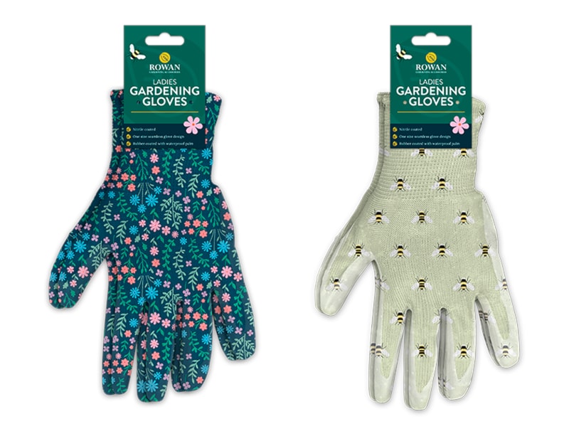 Wholesale Ladies Printed Nitrile Coated Gloves Wholesale Ladies Printed Nitrile Coated Gloves