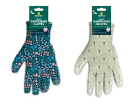 Wholesale Ladies Printed Nitrile Coated Gloves