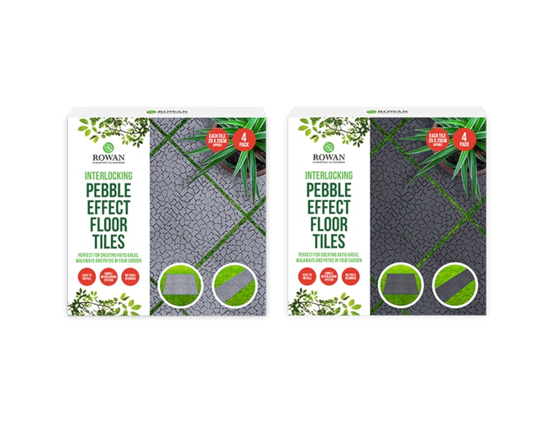 Wholesale Interlocking Pebble Effect Flooring 4pk Wholesale Interlocking Pebble Effect Flooring 4pk