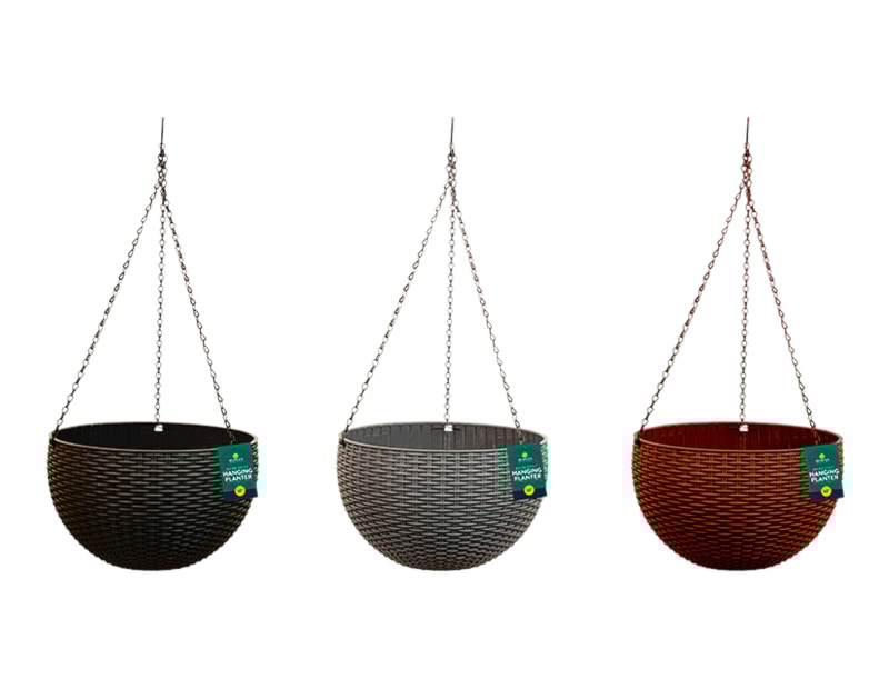 Wholesale Rattan Effect Hanging Basket Wholesale Rattan Effect Hanging Basket