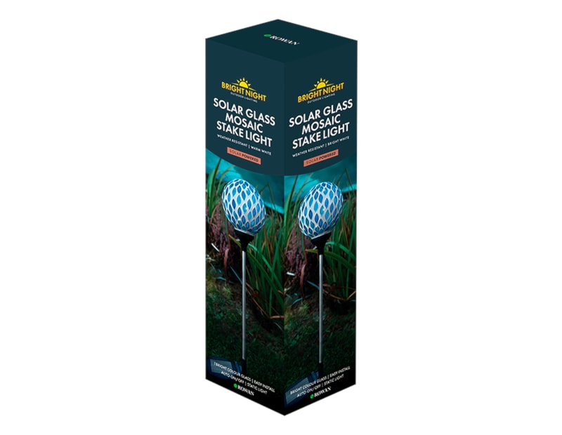 Wholesale Solar LED Mosaic Glass Stake