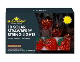 Wholesale Solar LED Strawberry String Lights 10pk Wholesale Solar LED Strawberry String Lights 10pk