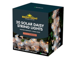Wholesale Solar LED Daisy String Lights 20pk