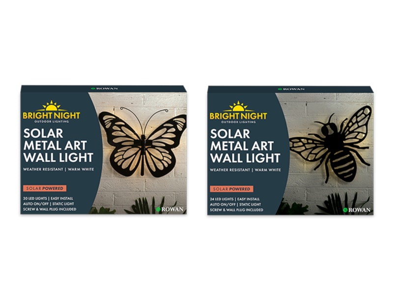 Wholesale Solar LED Metal Wall Art Wholesale Solar LED Metal Wall Art