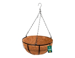 Wholesale Metal Hanging Basket with Coco Liner 27cm