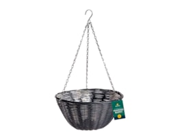 Wholesale Round Plastic Hanging Basket 30cm Wholesale Round Plastic Hanging Basket 30cm