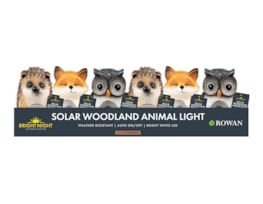 Wholesale Woodland Animal Solar Light 12cm CDU