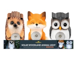 Wholesale Woodland Animal Solar Light 12cm CDU Wholesale Woodland Animal Solar Light 12cm CDU