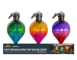 Wholesale Hot Air Balloon Clip Solar Light CDU