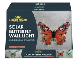 Butterfly Wall Art Solar Light CDU