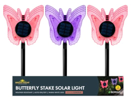 Butterfly Stake Solar Light  38cm CDU