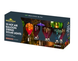Hot Air Balloon String Solar Lights 10pk Hot Air Balloon String Solar Lights 10pk