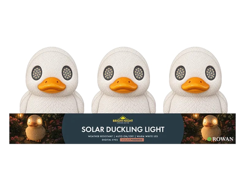 Wholesale Duckling Solar Led Light with Digital Eyes 11.5cm CDU Wholesale Duckling Solar Led Light with Digital Eyes 11.5cm CDU