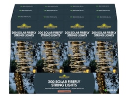 200 Solar Firefly String Lights Warm White CDU
