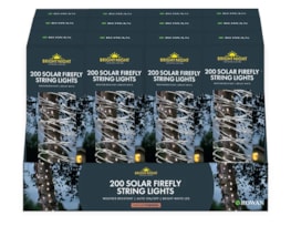 200 Solar Firefly String Lights Bright White CDU