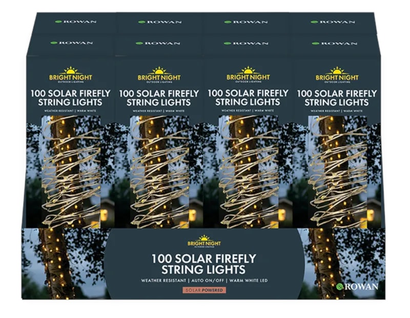100 Solar Firefly String Lights Warm White CDU 100 Solar Firefly String Lights Warm White CDU