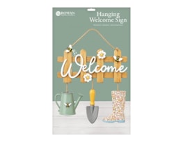 Hanging Welcome Sign Hanging Welcome Sign