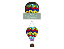 Hanging Stained Glass Hot Air Balloon CDU