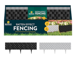 Rattan Effect Fencing 4pk CDU