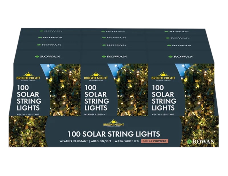 100 LED Solar String Lights Warm White CDU 100 LED Solar String Lights Warm White CDU