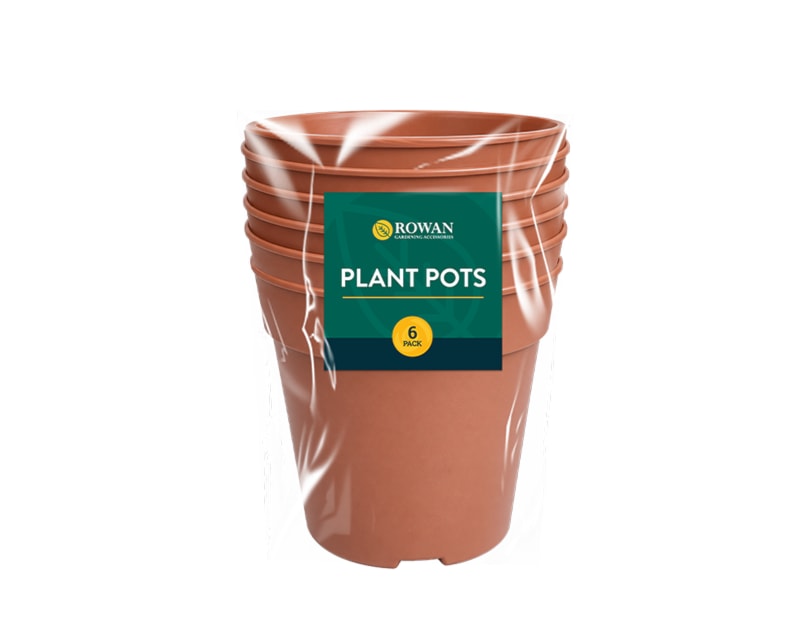 Plastic Plant Pots 6pk Plastic Plant Pots 6pk