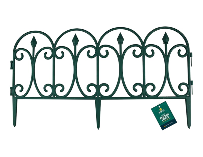 Green Garden Border Fence Green Garden Border Fence