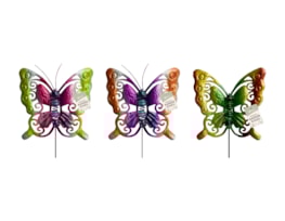 Wholesale Glass Bead Butterfly Garden Stakes | Gem Imports Ltd